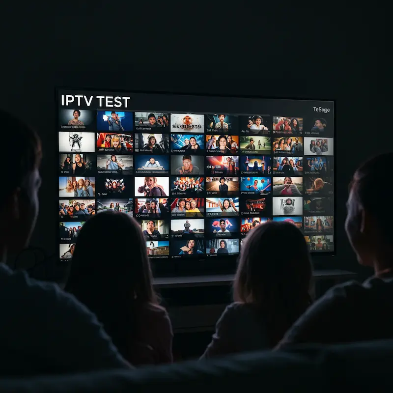 Ativação rápida de teste IPTV