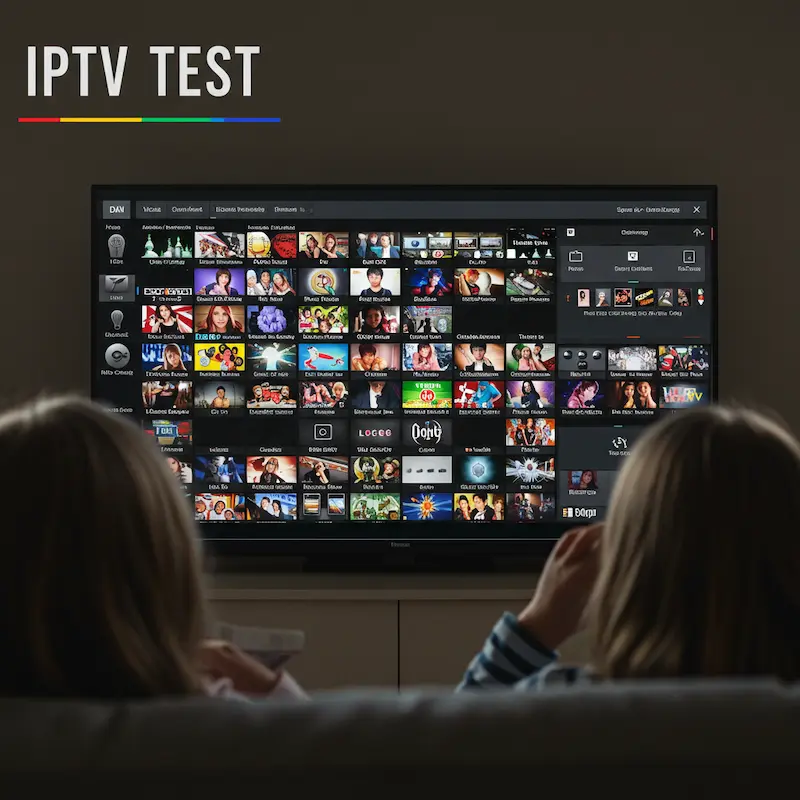 Suporte especializado para configuração do teste IPTV